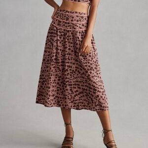 By Anthropologie Midi Skirt